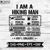 I Am A Hiking Man Svg, Hiking Beer Svg, Loves Mountain Svg, Camping Svg