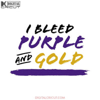 I Bleed Purple and Gold, Minnesota Vikings Svg, Go Vikings Svg, Vikings Quotes Svg, NFL Svg, Cricut File, Clipart, Leopard Svg, Sport Svg, Football Svg