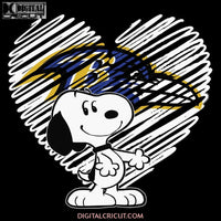 I Love Baltimore Ravens Snoopy In My Heart NFL Svg, Snoopy Ravens Svg, NFL Svg, Sport Svg, Football Svg, Cricut File, Clipart