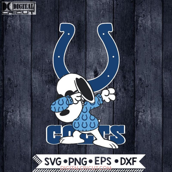 Indianapolis Colts Snoopy Dabbing Svg, NFL Svg, Football Svg, Cricut File, Svg