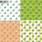 Insects Seamless Pattern Digital Papers Scrapbook Paper Background 12*12Inches -300Dpi