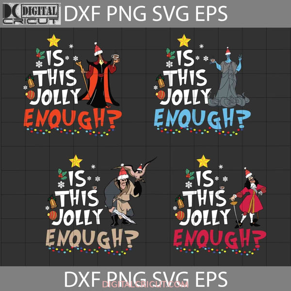 Is This Jolly Enough Svg Bundle Christmas Gift Svg Cricut File Clipart Png Eps Dxf