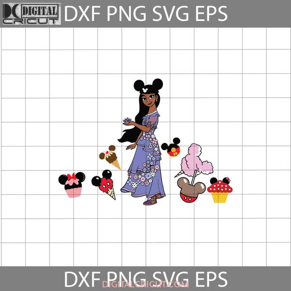 Isabela Snacks Mickey Mouse Head Svg Vacay Mode Svg Encanto Cartoon Cricut File Clipart Png Eps Dxf