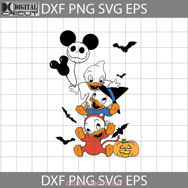 Jack Ballooon Svg Baby Donald Devil Cute Ghost Ducks Halloween Svg Cricut File Clipart Png Eps Dxf