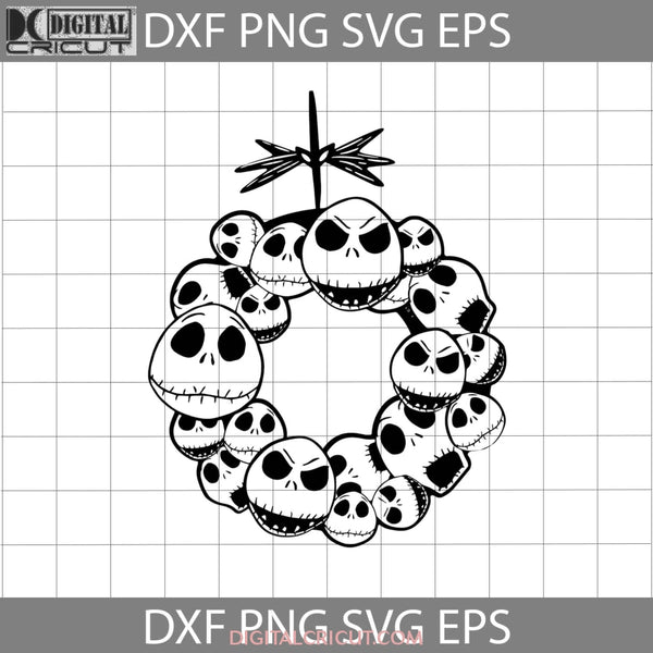 Jack Skellington Svg Halloween Svg Gift Funny Cuties Horror Cricut File Clipart Png Eps Dxf