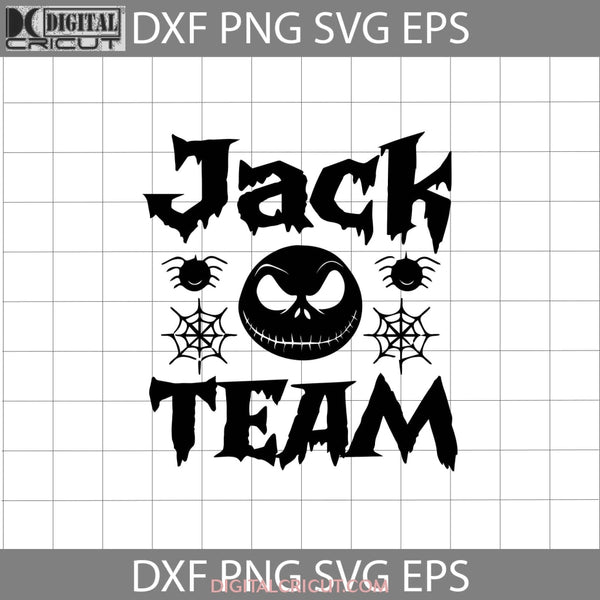 Jack Team Svg Halloween Cricut File Clipart Png Eps Dxf