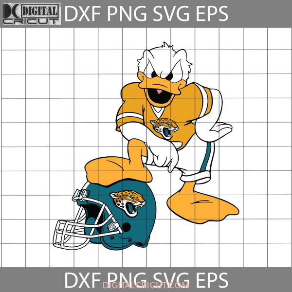 Jacksonville Jaguars Donald Duck Svg Nfl Love Football Team Cricut File Clipart Png Eps Dxf
