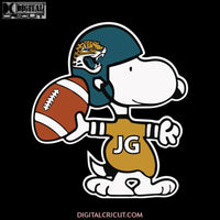 Jacksonville Jaguars Snoopy Players Funny Svg, NFL Svg, Football Svg, Cricut File, Clipart, Snoopy Svg, Love Football Svg, Png, Eps, Dxf