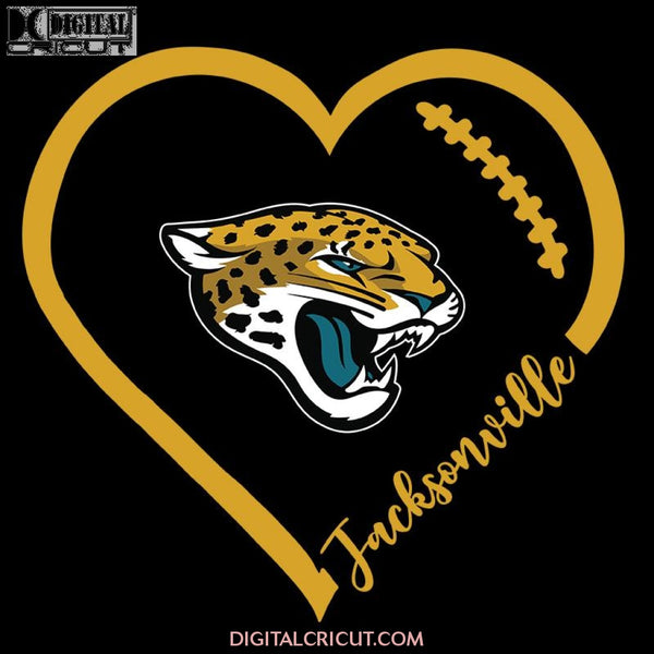 Jacksonville Jaguars Svg, Love Jaguars Svg, Cricut File, Clipart, NFL Svg, Football Svg, Sport Svg, Love Football Svg, Png, Eps, Dxf