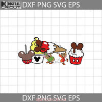 Jaq And Gus Snacks Mickey Ears Svg Cinderella Mice Cartoon Cricut File Clipart Png Eps Dxf