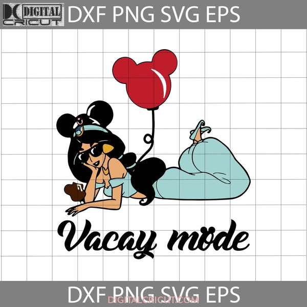 Jasmine Vacay Mode Svg Cartoon Cricut File Clipart Png Eps Dxf