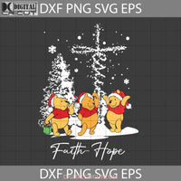 Jesus Faith Hope Svg Santa Christmas Cricut File Clipart Png Eps Dxf