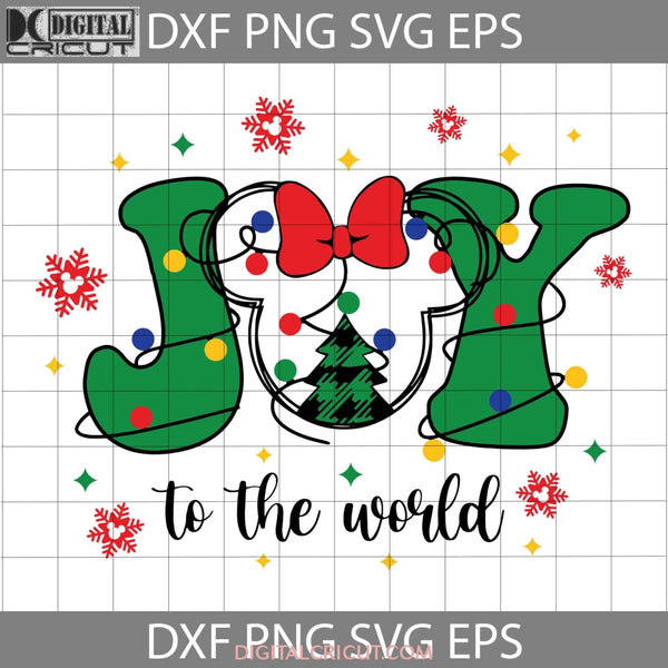 Joy To The World Svg Xmas Lights Christmas Cricut File Clipart Png Eps Dxf