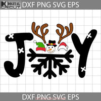 Joy Xmas Svg Snowman Santa Hat Christmas Cricut File Clipart Png Eps Dxf