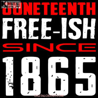 Juneteenth Free-Ish Since 1865 Svg Dxf Eps Png Instant Download3