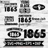 Juneteenth Svg Bundle Blm Silhouette Cricut File