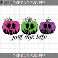 Just One Bite Svg Pumpkin Halloween Apple Poison Svg Cricut File Clipart Png Eps Dxf