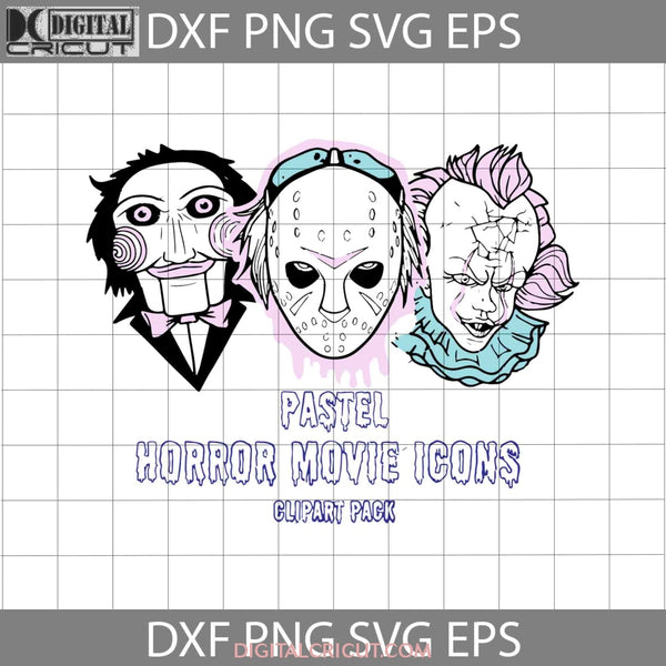 Pennywise Svg Jason Jigsaw Movie Characters Halloween Gift Cricut File Clipart Svg Png Eps Dxf