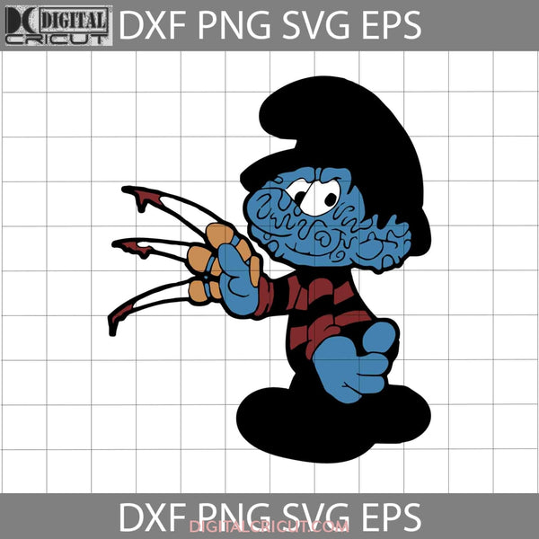 Smurf Freddy Svg Halloween Svg Gift Cricut File Clipart Png Eps Dxf