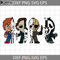 Killers In Knifes Svg Halloween Cricut File Clipart Png Eps Dxf