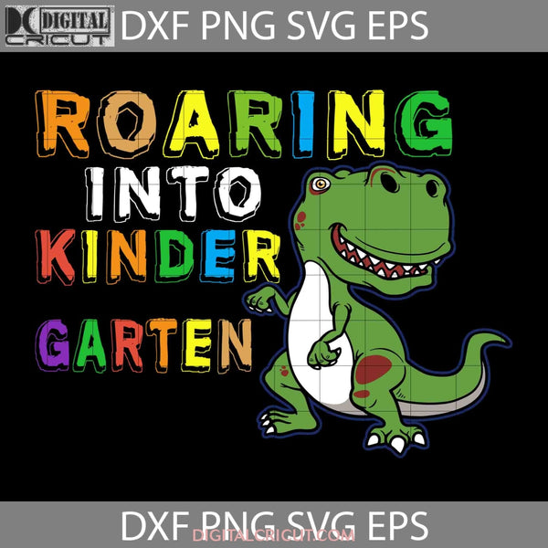 Kindergarten Svg Cute Dinosaur School Svg Cartoon Cricut File Clipart Png Eps Dxf