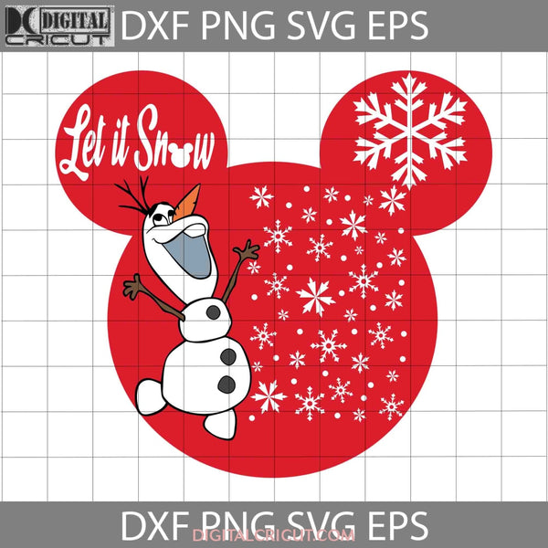 Let It Snow Svg Christmas Cricut File Clipart Png Eps Dxf