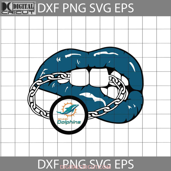 Miami Dolphins Lips Svg Nfl Love Football Team Cricut File Clipart Sexy Png Eps Dxf