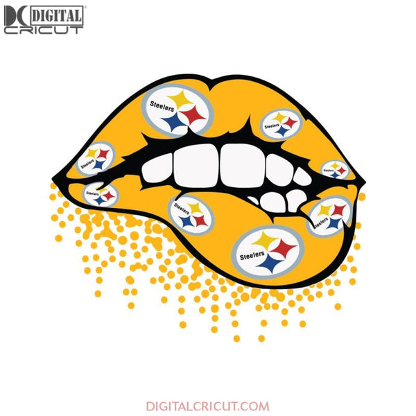 Pittsburgh Steelers Lips Svg, Pittsburgh Steelers Svg, NFL Svg, Cricut File, Clipart, Sexy Lips Svg, Sport Svg, Football Svg, Png, Eps, Dxf 2