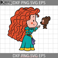 Little Princess Merida Svg Vector And Doll Cartoon Cricut File Clipart Png Eps Dxf