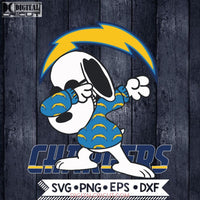 Los Angeles Chargers Snoopy Dabbing Svg, NFL Svg, Football Svg, Cricut File, Svg