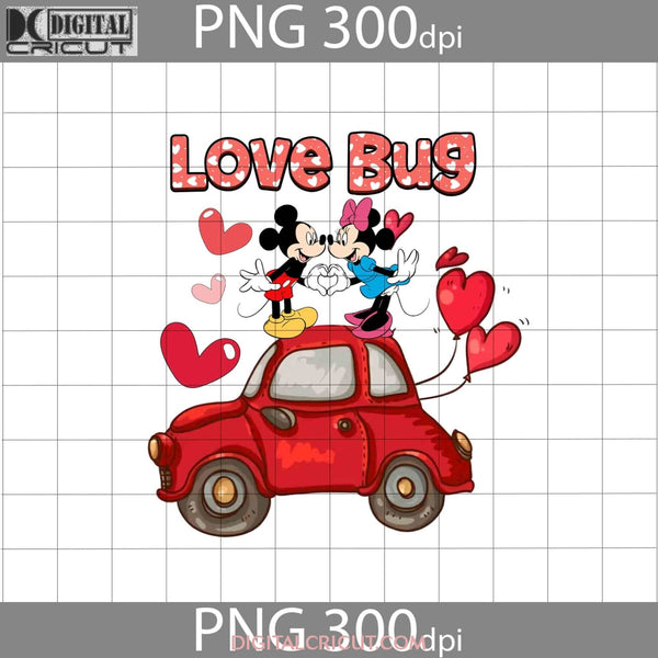 Love Bug Png Matching Couple On Car Valentines Day Gift Digital Images 300Dpi