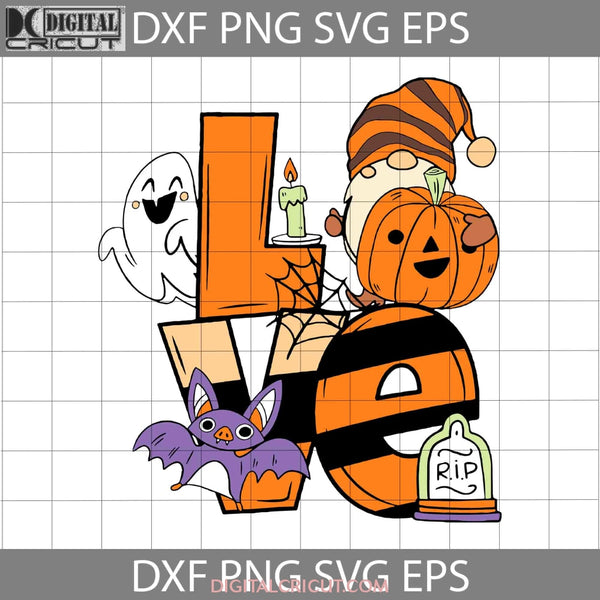 Love Halloween Svg Cricut File Clipart Png Eps Dxf