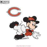 Chicago Bears Svg, Love Bear Svg, Mickey Beaar Svg, NFL Svg, Cricut File, Clipart, Sport Svg, Football Svg, Love Sport Svg