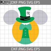 Mad Hatter Ears Mouse Svg Cartoon Cricut File Clipart Png Eps Dxf