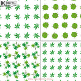 Marijuana Seamless Patterns Digital Papers Scrapbook Pattern Paper Background Wallpaper Canabis Weed