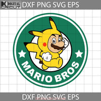 Mario Starbucks Svg Svg Cartoon Cricut File Clipart Png Eps Dxf