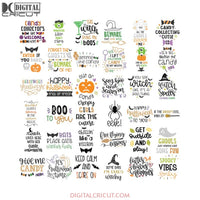 Mega Bundle 3, Bundle, Halloween Svg, Cricut File, Halloween Quotes, Funny Quotes