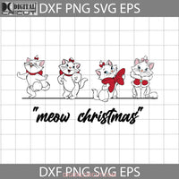 Meow Christmas Svg Cricut File Clipart Png Eps Dxf