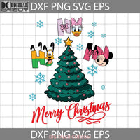 Merry Christmas Hohoho Svg Tree Gift Cricut File Clipart Png Eps Dxf