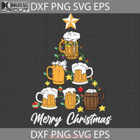 Merry Christmas Svg Beer Tree Gift Svg Cricut File Clipart Svg Png Eps Dxf