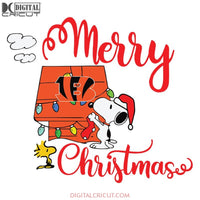 Cincinnati Bengals Merry Christmas Svg, Cricut File, Clipart, Football Svg, NFL Svg, Sport Svg, Christmas Svg, Snoopy Svg, Png, Eps, Dxf