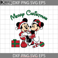 Merry Christmas Svg Minnie And Mickey Santa Cartoon Svg Gift Cricut File Clipart Svg Png Eps Dxf