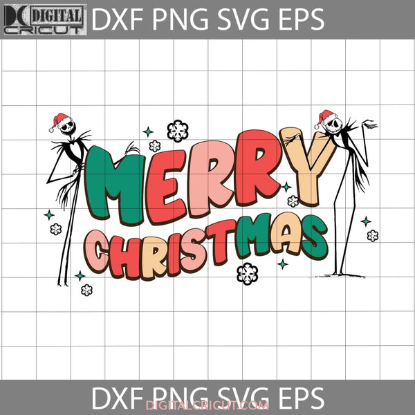 Merry Christmas Svg Retro Skeleton Gift Cricut File Clipart Png Eps Dxf