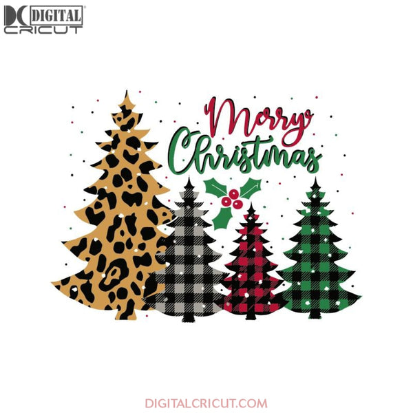 Merry Christmas Svg, Christmas Svg, Christmas Tree Svg, Buffalo Plaid Svg, Leopard Svg, Cricut File, Clipart, Snow Svg, Gift Svg, Png, Eps, Dxf