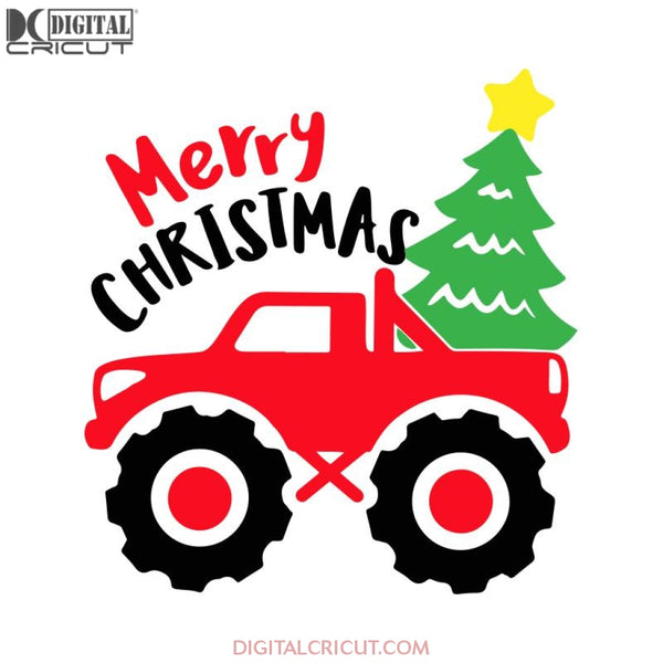 Merry Christmas Truck Christmas Tree Svg, Santa Svg, Snowman Svg, Christmas Svg, Merry Christmas Svg, Bake Svg, Cake Svg, Cricut File, Clipart, Svg, Png, Eps, Dxf