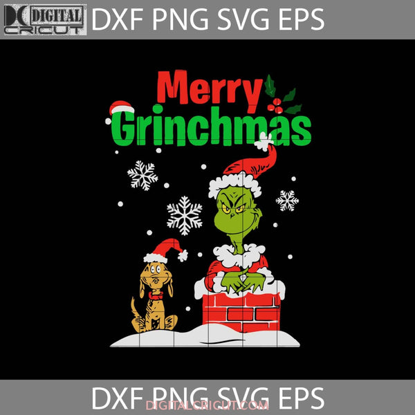 Merry Grinchmas Svg Grinch Svg Cartoon Christmas Gift Cricut File Clipart Png Eps Dxf
