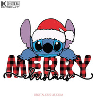 Merry Stitch Christmas Svg, Stitch Funny Svg, Cricut File, Clipart, Candy Svg, Christmas Svg, Merry Christmas Svg, Light Svg
