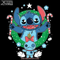 Merry Stitch Christmas Svg, Stitch Funny Svg, Cricut File, Clipart, Candy Svg, Christmas Svg, Merry Christmas Svg, Light Svg1