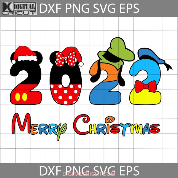 Merry Xmas 2022 Svg Christmas Cricut File Clipart Png Eps Dxf