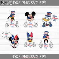 Mickey And Friends 4Th Of July Svg First Trip Independence Day Bundle Cricut File Clipart Png Eps